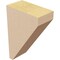 Ekena Millwork 2"W x 4"D x 6"H Classic Concord Rough Cedar Woodgrain TimberThane Corbel, Primed Tan CORUR02X04X06CONRCPR - alternate 3